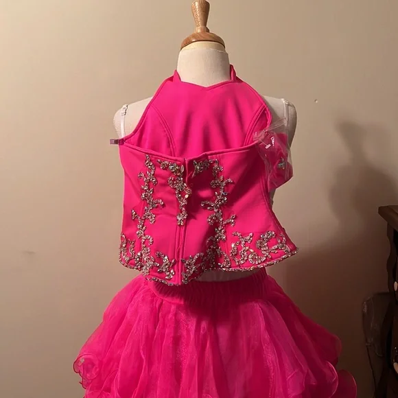 Glamorous formal 2 piece formal attire